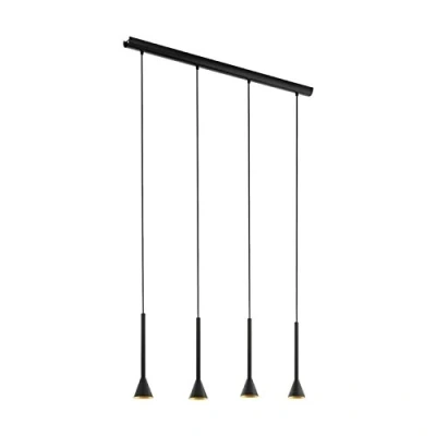 Immagine di Eglo 97605 Lampada a Sospensione GU10 5 W LED, E, Nero/Oro