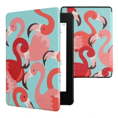Immagine di kwmobile Cover per Kindle Paperwhite Custodia 6,8 Pollici 11 Generazione 2021 Copertina eReader eBook Reader Case Fenicotteri