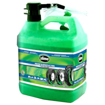 Immagine di Slime SDSB 1G/02 IN Sigillante Pneumatico Antiforatura con Pompa, per Trattori, Camion, Rimorchi, Veicoli Fuoristrada e Quad, Non Tossico, Ecologico, Flacone da 3,78 litri
