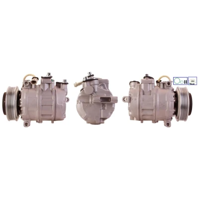 Immagine di LUCAS ACP551 Compressore Aria Condizionata PAG 46 R 134a con guarnizioni