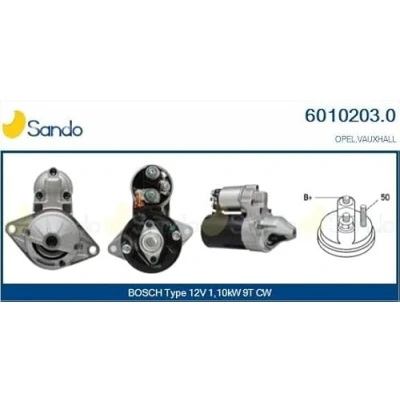 Immagine di SANDO 6010203.0 Motorino di avviamento 12V 1,10KW 9 CPS0066 68mm OPEL: Meriva A, Corsa C Hatchback, Astra H Hatchback