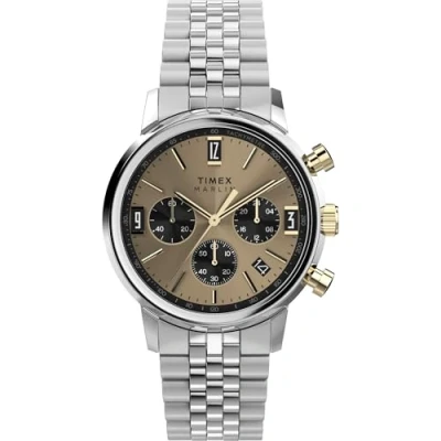 Immagine di Timex Orologio Analogico al Quarzo Uomo con Cinturino in Acciaio Inossidabile TW2W60100VQ