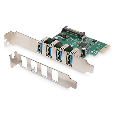 Immagine di Digitus DS 30221 1 4 Porte Scheda controller USB 3.0 3.2 Gen (USB 3.0) PCIe
