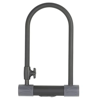 Immagine di Yale Lucchetto a U per biciclette e moto ad alta sicurezza YUL2/13/230/1, lunghezza 230mm, arco rinforzato traversa resistente, 4 chiavi di cui una con micro luce, resistenza agli attacchi