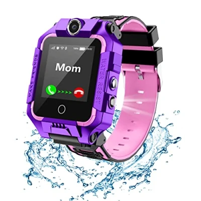 Immagine di LiveGo Orologio GPS 4G per Bambini con Tracker, Smartwatch Ragazzi e Ragazze Videochiamate Chiamate Telefoniche 360, Regalo di Natale Compleanno età 4 12 anni (T10 viola)