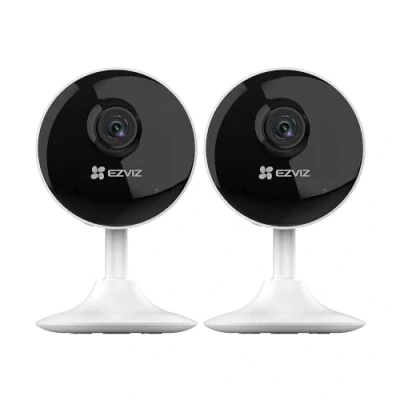 Immagine di EZVIZ C1C Telecamera da Interno Wifi IP Camera 1080p grandangolare visione notturna avviso movimento audio ad due vie app mobile compatibile con Alexa confezione formato famiglia 2