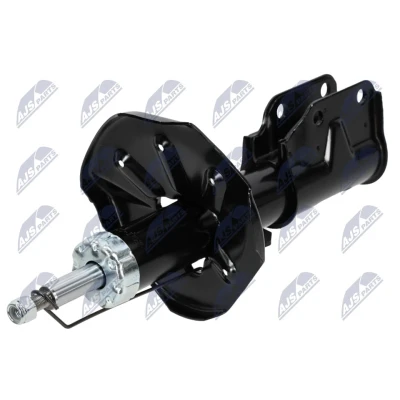 Immagine di NTY A MZ 004 Ammortizzatore Assale anteriore Dx pressione del gas doppio tubo tipo McPherson Spina superiore, Collare inferiore