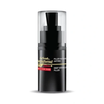 Immagine di Siero Concetrato Viso Antirughe Filler Intenso, Riduce le Rughe, dona Compattezza, Elasticità e Luminosità alla Pelle, 15 ml, Gerovital H3 Derma Premium Care