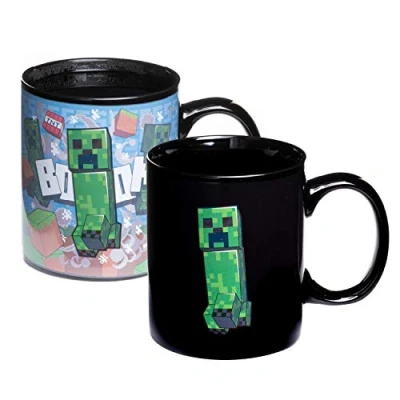 Immagine di Paladone Minecraft Creeper Termosensibile Ufficiale, Regalo per Gamer, 295ml