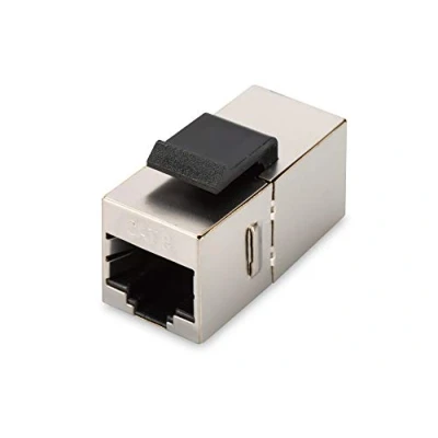 Immagine di Digitus RJ45 Rete Adattatore CAT 5, 5e, 6 [1x Presa 1x RJ45] Grigio