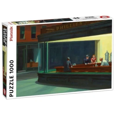 Immagine di Piatnik Nighthawks by Edward Hopper Puzzle (1000 Pezzi)