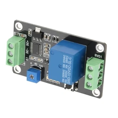 Immagine di relè temporizzato 5V 12V 24V Modulo regolabile Ritardo autobloccante del controller on/off (DC12V)