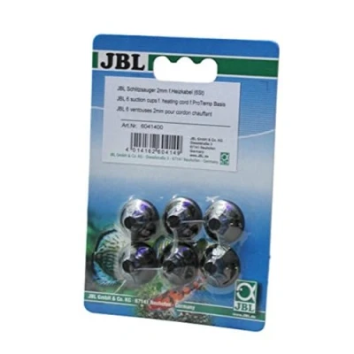 Immagine di JBL 6 Ventose f. Cavo riscaldante f.ProTemp Base, Supporto per Cavi riscaldanti da 2 a 4 mm di Diametro in acquari e terrari, pz.