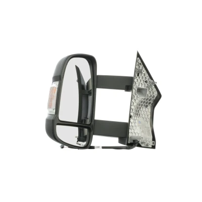 Immagine di specchio retrovisore esterno Magneti Marelli 350315027820 Sx nero ruvido elettrico Braccio lungo, termico, con sensore temperatura, convesso
