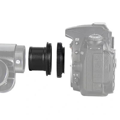 Immagine di SOLOMARK T2 T Ring Adapter Lens Mount e M42 a 1,25&quot; Telescopio Adapter, compatibile con Nikon SLR Camera.