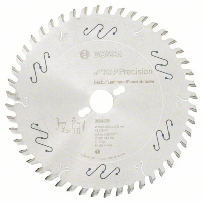 Immagine di Bosch Accessories Top Precision 2608642104 Lama circolare in metallo duro 250 x 30 3.2 mm Numero di denti: 48 1 pz.