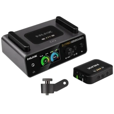 Immagine di NUX B 7 Pro Stereo Wireless In Ear Monitor System, 24 bit 48kHz Audio, 2.4GHz Senza Interferenze, Configurazione Automatica