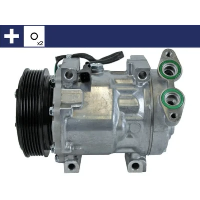 Immagine di MAHLE ORIGINAL ACP 54 000S Compressore Aria Condizionata SD7V16 VS16 12 PAG 46 R 134a con anello tenuta VOLVO: V50, S40 II, FORD: Focus 2 Kombi, C Max