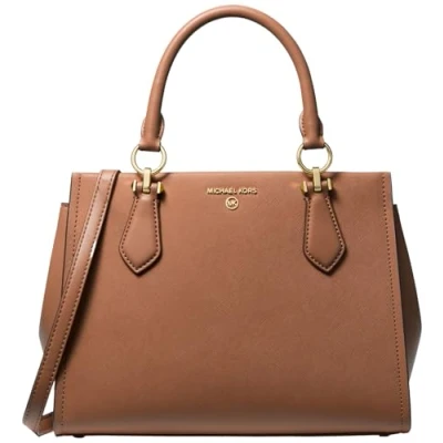 Immagine di Michael Kors Marilyn Satchel Borsa a mano, Donna, Taglia: One Size, Brown
