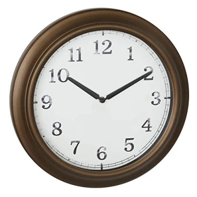 Immagine di TFA Dostmann 60.3066.53 Quarzo Orologio outdoor 387 mm x 52 Ottone protetto dagli spruzzi dacqua, Display grande