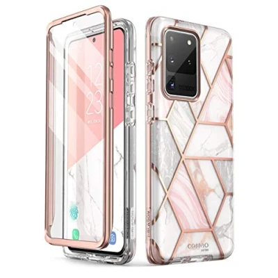 Immagine di i Blason Cosmo Series Custodia protettiva sottile per Samsung Galaxy S20 Ultra 5G (2020), colore: Rosa marmo