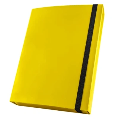 Immagine di Netuno 1x cartellina portadocumenti giallo formato A4 dorso 50 mm con elastico cartella porta documenti cartone polypropylene
