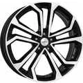 Immagine di DEZENT 5 fori 18Inch 112mm cerchio in lega TA mattschwarz Front poliert TTA18BP43E Cerchione