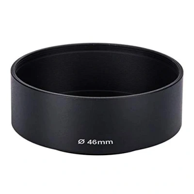 Immagine di CELLONIC® Paraluce Compatibile con Olympus M.Zuiko Digital 17mm 1.8 ED, ... Ø 46mm Filettatura a Vite LN 46S Lens Hood in Metallo Protegge l&#039;obiettivo e la Lente da Urti Graffi
