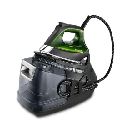 Immagine di Rowenta DG9248 Silence Steam PRO Ferro da Stiro con Caldaia Silenziosa, Pressione Fino a 8 Bar, 2800 W, 1.3 Litri, Colpo Vapore 600 g/min, Tecnologia Eco Intelligence