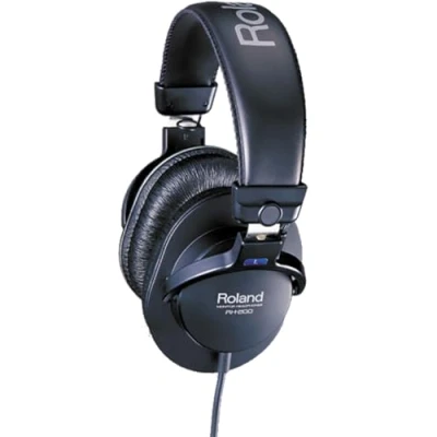 Immagine di cuffie Roland RH 200, stereo per il monitoraggio: definite, precise e comode monitoraggio in studio Nere
