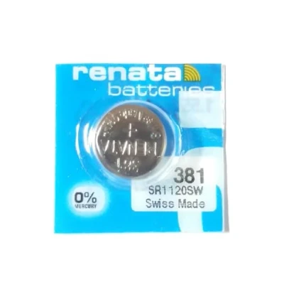 Immagine di Renata 381 SR1120SW Batteria per orologio in ossido d&#039;argento, 1,55 V, confezione blister