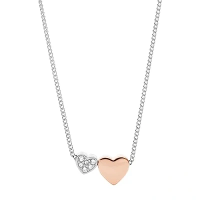 Immagine di Fossil Collana Da Donna Con Motivi Vintage, Lunghezza 40,6 Cm, Estensione 5,1 Cm In Acciaio Inossidabile, JF03097998