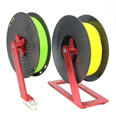 Immagine di Zeberoxyz Supporto per filamento stampante 3D Ruota la bobina con staffa montaggio a di base utilizzata TPU/PLA/ABS(bobina rotante base)