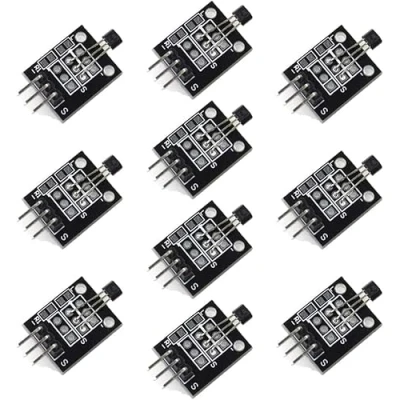 Immagine di 10 pezzi KY 035 Hall Sensor Effetto Modulo MagnetSensor Compatibile per Android e Raspberry Pi Magnetic Module Analisi