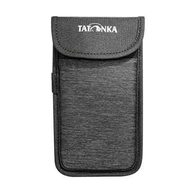 Immagine di Tatonka Custodia per cellulare con chiusura in velcro, misura L, dimensioni interne: 14 x 7 cm, colore: Nero