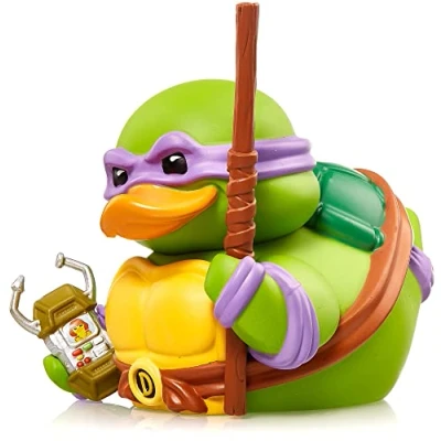 Immagine di TUBBZ Ns4733 Donatello (Boxed) Edition Statuetta da collezione in vinile di anatra gomma, prodotto ufficiale Teenage Mutant Ninja Turtles
