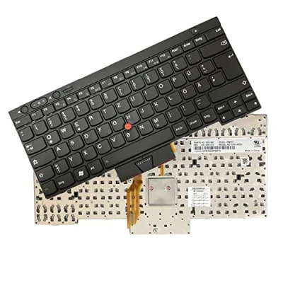 Immagine di Gintai Tastiera QWERTZ tedesca non retroilluminata per Lenovo ThinkPad X230, X230 Tablet, T430, T430s, T530, W530, L430, L530 04X1213 04X1289 04X1327 04Y0502 04Y0577 04Y0614 Keyboard NoBacklit Laptop