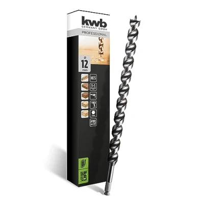 Immagine di kwb 042512 Punta a torciglione Lewis 12 mm Lunghezza totale 460 Alberino esagonale 1 pz.