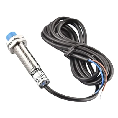 Immagine di Heschen Sensore di approccio capacitivo Interruttore LJC12A3 A Z/BY Rivelatore 5mm 10 30VDC 200mA PNP normalmente aperto (NO) 3 fili CE