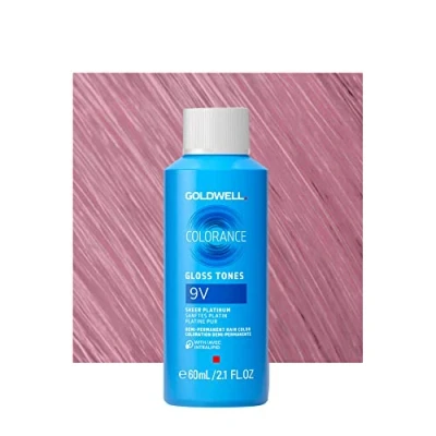 Immagine di 9V Goldwell Colorance Gloss Tones Cool Blode Sheer Platinum 60ml colorazione demi permanente