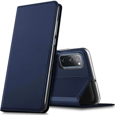 Immagine di Verco case per Samsung Galaxy S20 FE Cover, Custodia a Libro Pelle PU Booklet Protettiva [magnetica integrata], Azzurro