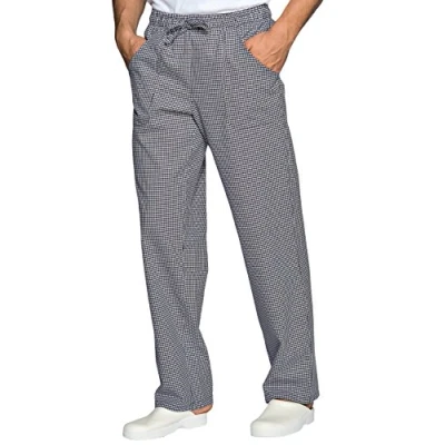 Immagine di Isacco Pantalone con elastico Pied de Poule, XXL, 65% Poliestere 35% Cotone, 190 gr/m²