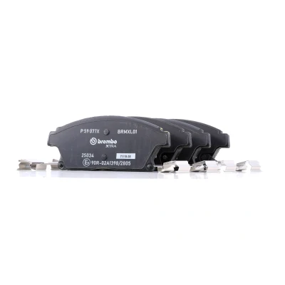 Immagine di BREMBO P 59 077X Kit pastiglie freno con segnalatore acustico usura lamierino anticigolío accessori OPEL: Zafira C Tourer, Mokka / X