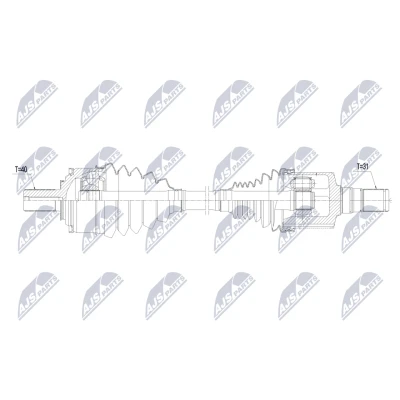 Immagine di Albero motore/Semiasse NTY NPW VV 176