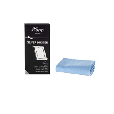 Immagine di Hagerty Silver Duster Panno per pulire l’argento con antiossidante 55x35cm I in cotone impregnato lucida argento efficiente vasi, cornici ecc. o metallo argentato
