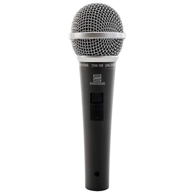 Immagine di Pronomic DM 58 Microfono per voce, con interruttore Set incl clip