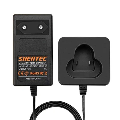 Immagine di Shentec Li ion 10.8V 12V Caricabatterie compatibile con Makita BL1013 BL1014 194550 6 194551 4 195332 9 12 V batterie agli ioni di litio (non per batteria Ni MH/Ni CD)
