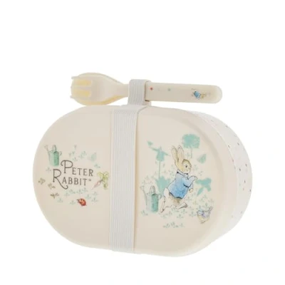 Immagine di Enesco Beatrix Potter Peter Rab Snack Box Posate, altezza 6,5 centimetri