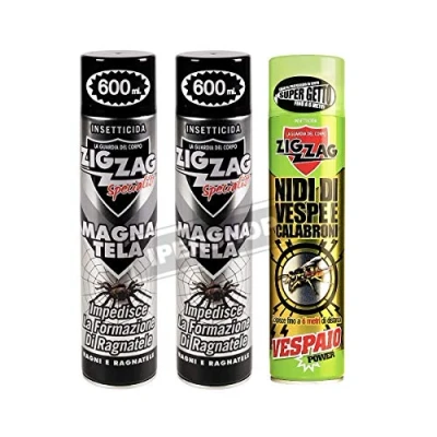 Immagine di Zig Zag 2xSpecialist Magna Tela 600 ML Vespaio Power, Insetticida, Insetticida per Nidi di Vespe e Calabroni ml…