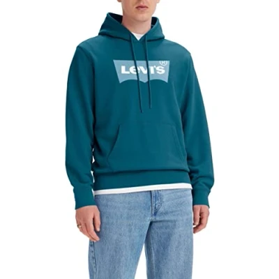 Immagine di Levi&#039;s Graphic HOOD Felpa, Uomo, Taglia: XS, Turquoise